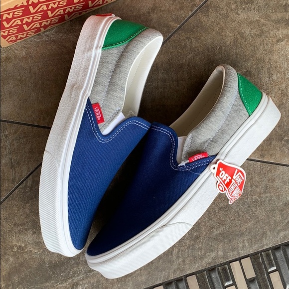 •VANS Men’s CLASSIC SLIP ON VANS COASTAL Grey/TrWht Sneakers - Picture 15 of 16